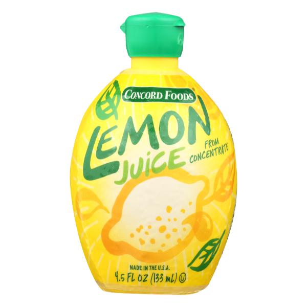 Concord Lemon Juice 4.5oz - 4.5 Fluid ounce