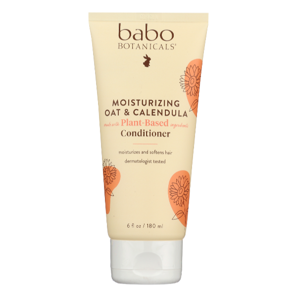 Babo Botanicals Moisturizing Oat & Calendula Conditioner - 6 Ounce