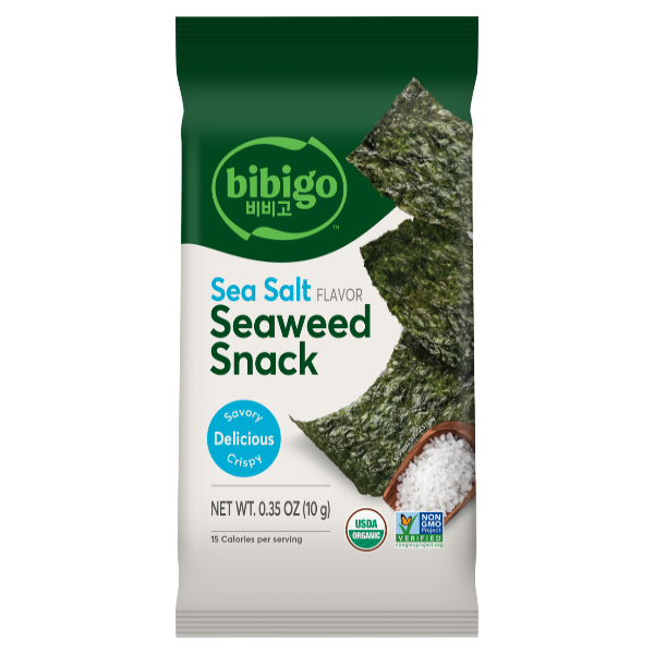 Bibigo Sea Salt Seaweed Snack - 0.35 Ounce