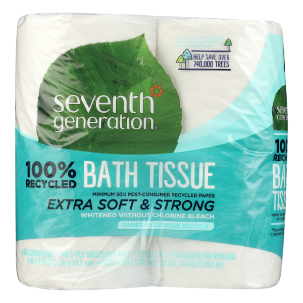 Seventh Generation Bath Tissue 4pk - 1 Each