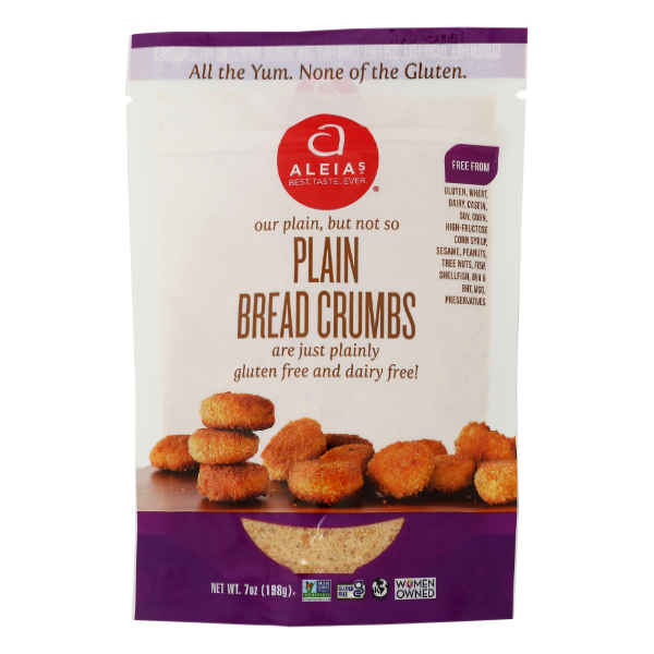 Aleias Plain Bread Crumbs - 7 Ounce
