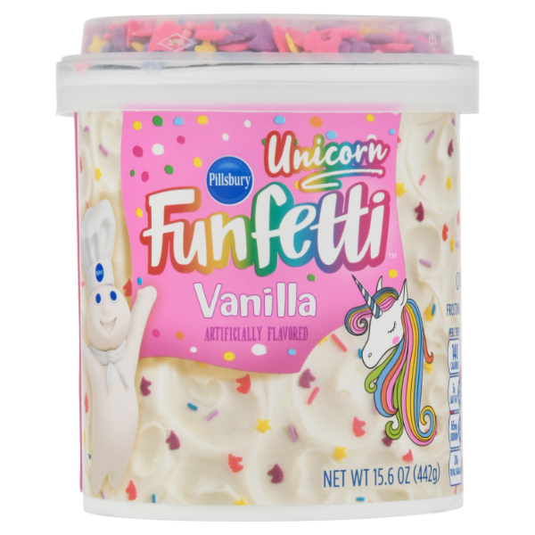 Pillsbury Unicorn Funfetti Frosting - 15.6 Ounce