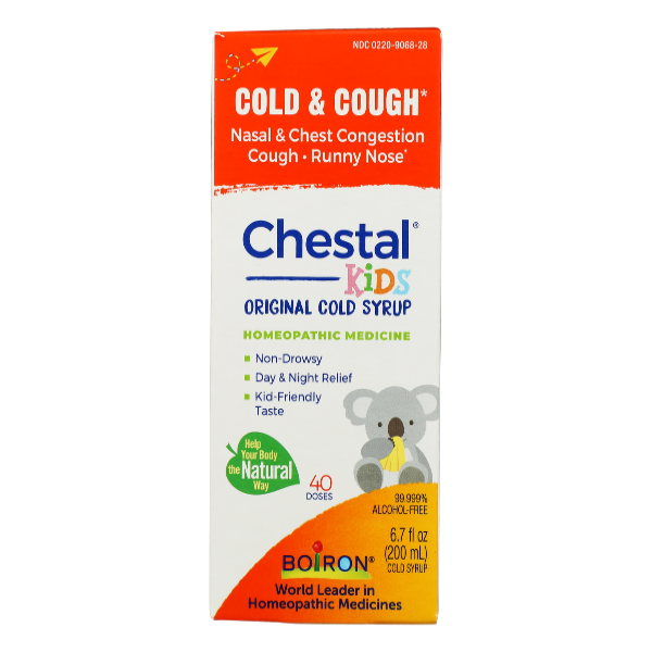 Boiron Chestal Children's Cold & Cough Syrup - 6.7 Fluid ounce