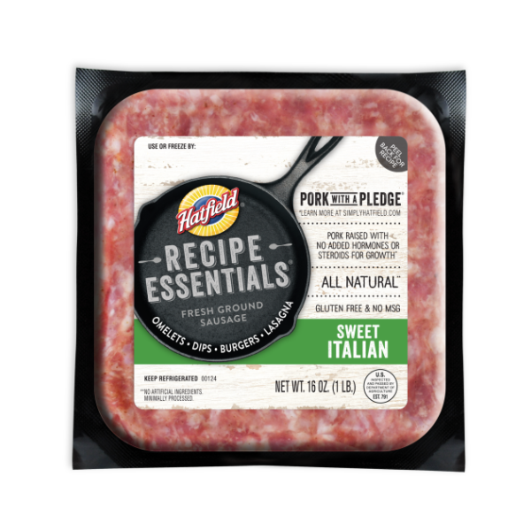 Hatfield Sweet Italian Fresh Ground Sausage - 1 Pound
