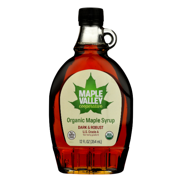 Maple Valley Cooperative Organic Robust Dark Maple Syrup - 12 Ounce
