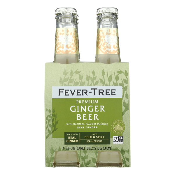 Fever Tree Ginger Beer 4pk - 27.2 Fluid ounce
