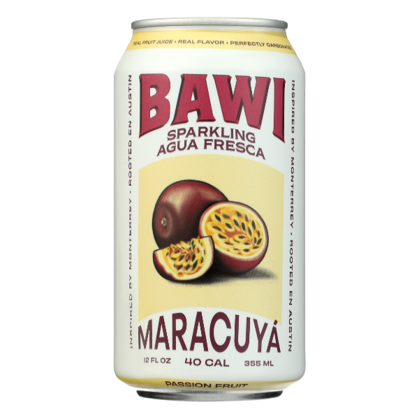 Bawi Sparkling Passionfruit Aqua Fresca - 12 Fluid ounce