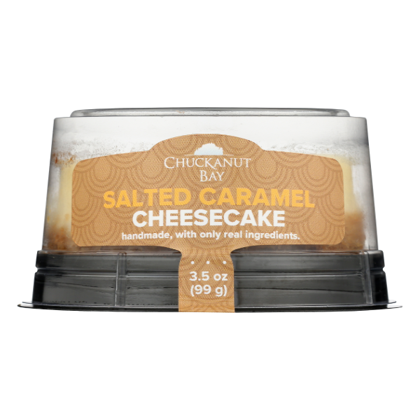 Chuckanut Bay 3in Salted Caramel Cheesecake - 3.5 Ounce