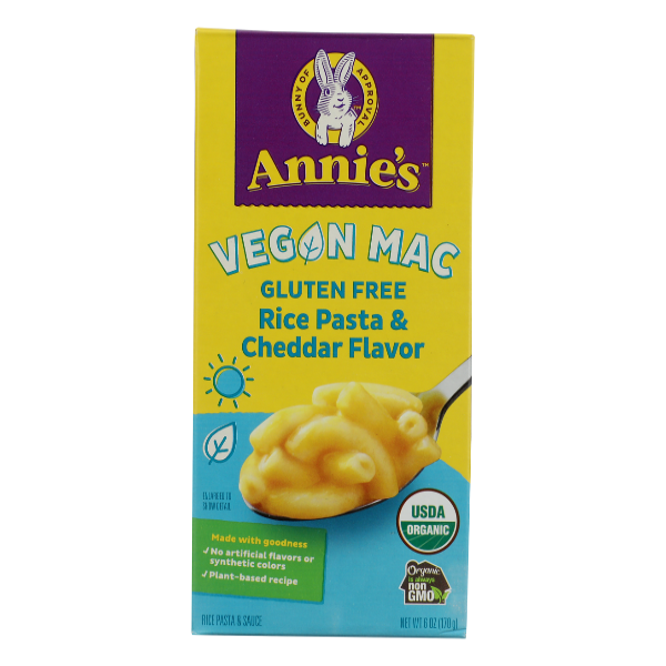 Annie's Vegan Rice Pasta And Creamy Sauce - 6 Ounce