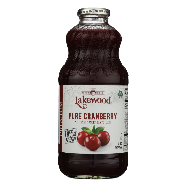 Lakewood Pure Cranberry Juice - 32 Fluid ounce