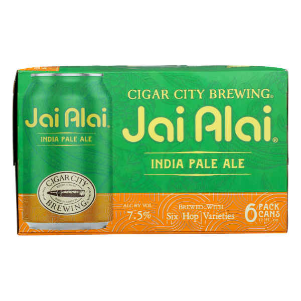 Cigar City Brewing Jai Alai Ipa 6pk - 72 Fluid ounce