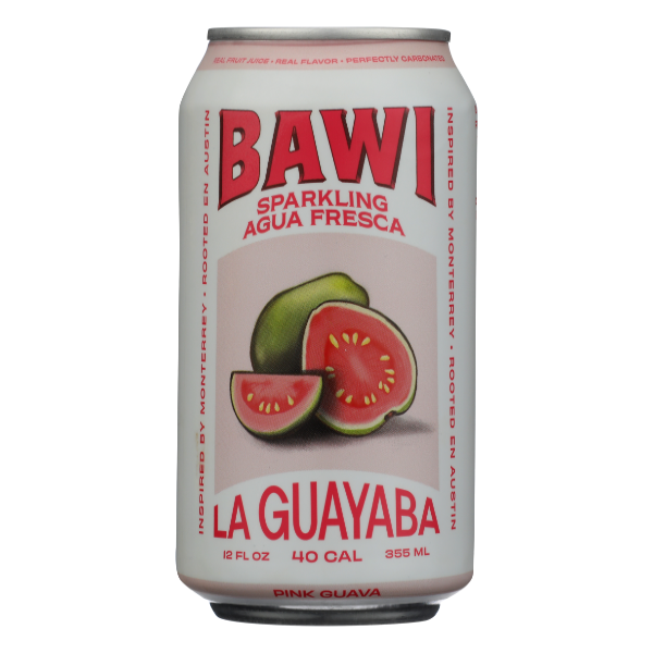 Bawi Sparkling Pink Guava Aqua Fresca - 12 Fluid ounce