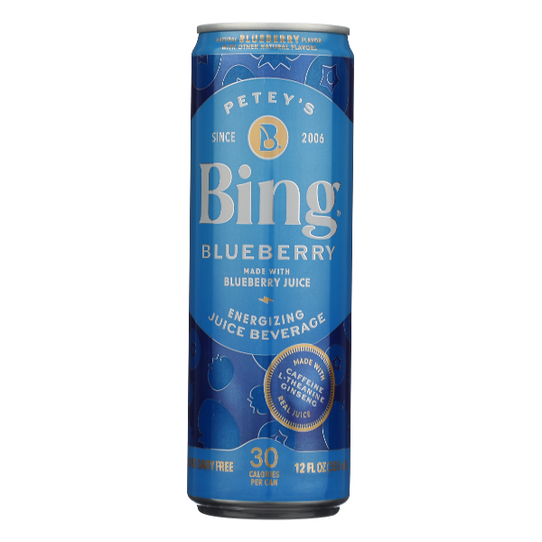Bing Blu Juice With Blueberries & Boysenberries - 12 Ounce
