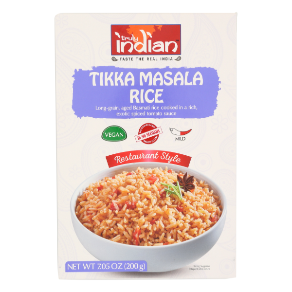 Truly Indian Ready To Eat Tikka Masala Rice - 7.05 Ounce
