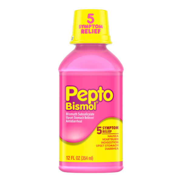 Pepto Bismol Pink Liquid - 12 Ounce