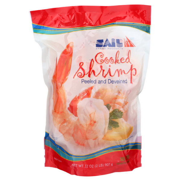 16/20ct Cooked Shrimp 2 Lb Bag - 32 Ounce