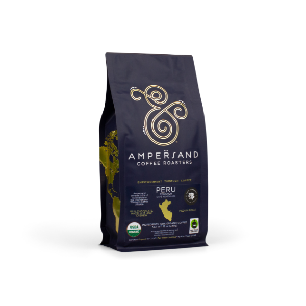 Ampersand Whole Bean Peru Coffee - 12 Ounce