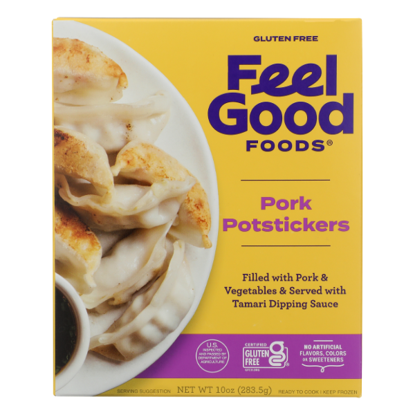 Feel Good Foods Pork Potstickers - 10 Ounce