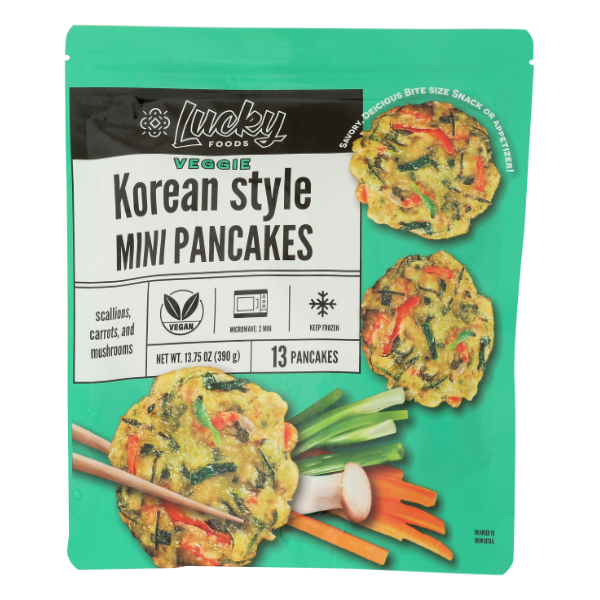 Lucky Foods Veggie Mini Korean Pancakes - 13.75 Ounce