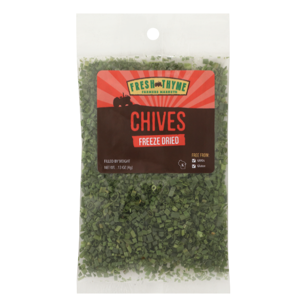 Fresh Thyme Freeze Dried Chives - 0.13 Ounce