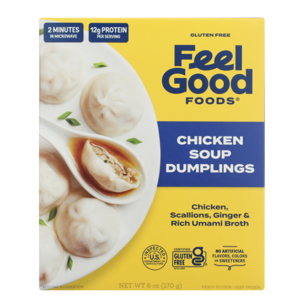Feel Good Foods Chicken Soup Dumplings - 6 Ounce