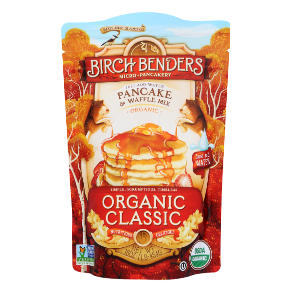 Birch Benders Classic Pancake And Waffle Mix - 16 Ounce