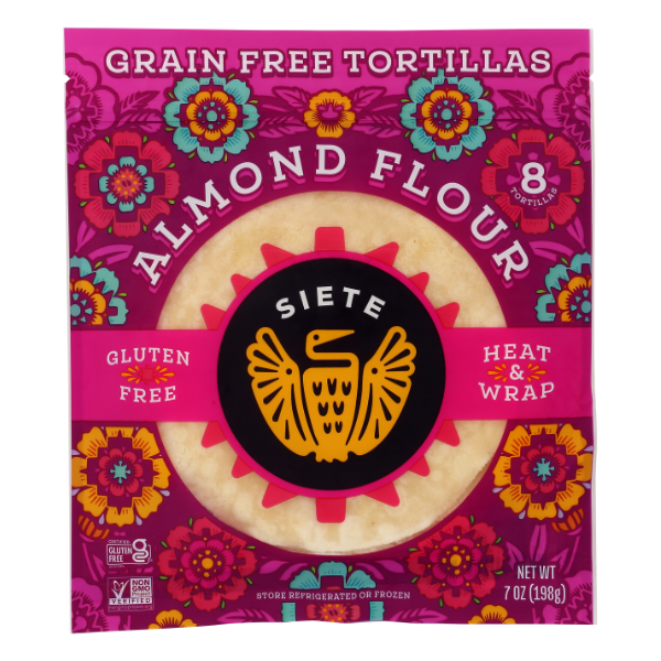 Siete Grain Free Almond Flour Tortillas 8ct - 7 Ounce
