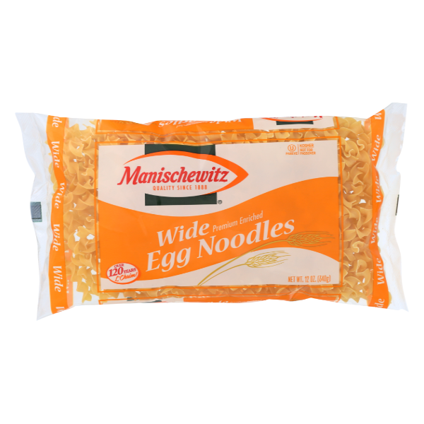 Manischewitz Wide Egg Noodle - 12 Ounce