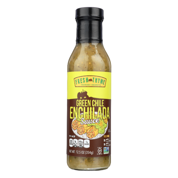 Fresh Thyme Green Chile Enchilada Sauce - 12 Ounce