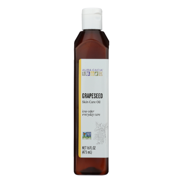 Aura Cacia Grapeseed Skincare Oil - 16 Ounce