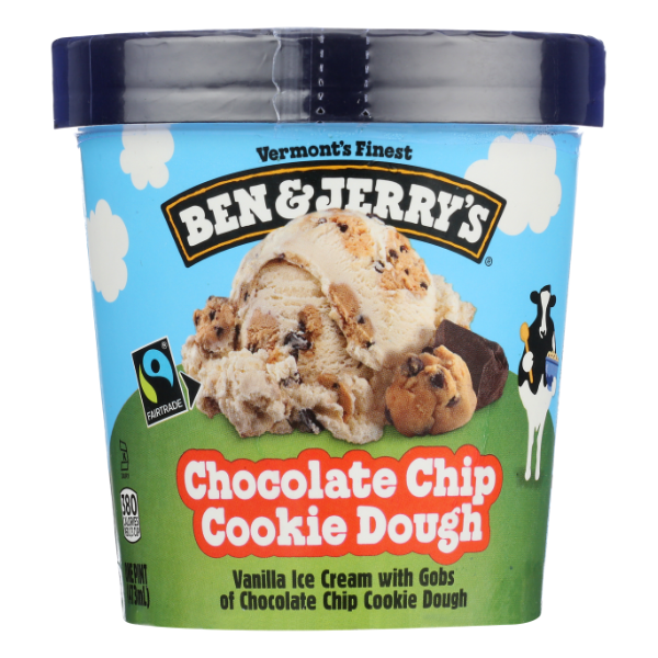 Ben & Jerrys Chocolate Chip Cookie Dough - 1 Each