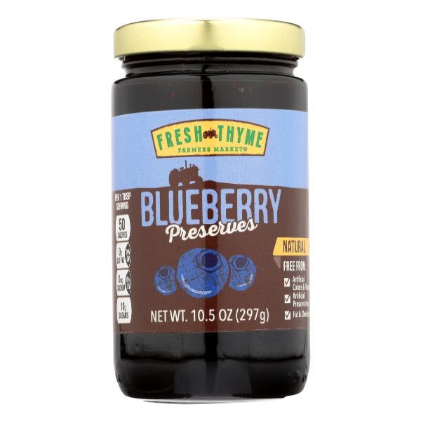 Fresh Thyme Blueberry Preserves - 10.5 Ounce