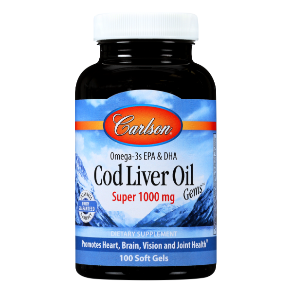 Carlson Super Cod Liver - 100 Each