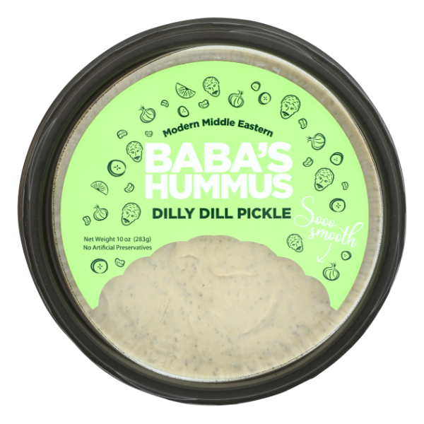 Baba's Dill Pickle Hummus - 10 Ounce