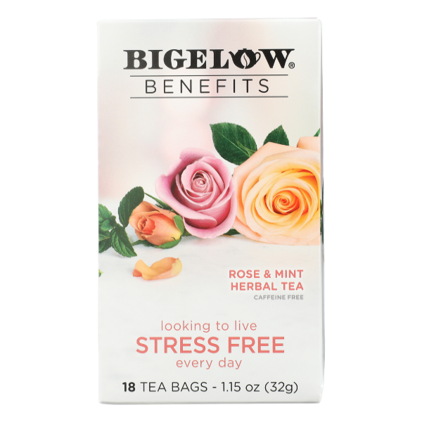 Bigelow Benefits Tea Rose & Mint Tea 18ct - 1.15 Ounce