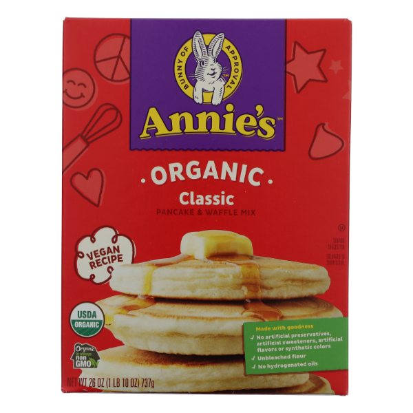 Annie's Classic Pancake And Waffle Mix - 26 Ounce