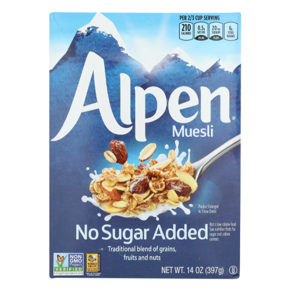 Alpen No Sugan Muesli Cereal - 14 Ounce