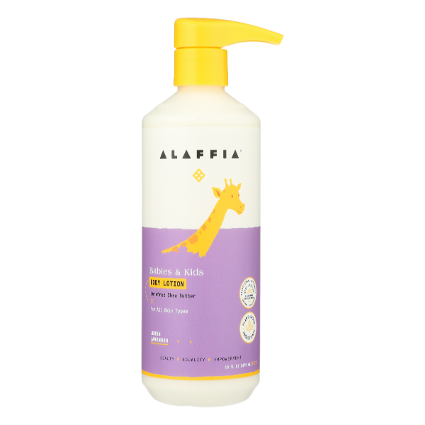 Alaffia Lemon Lavender Babies & Kids Body Lotion - 16 Fluid ounce