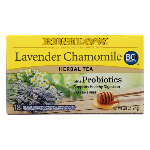 Bigelow Chamomile Lavender Probiotic Tea 18ct - 0.98 Ounce