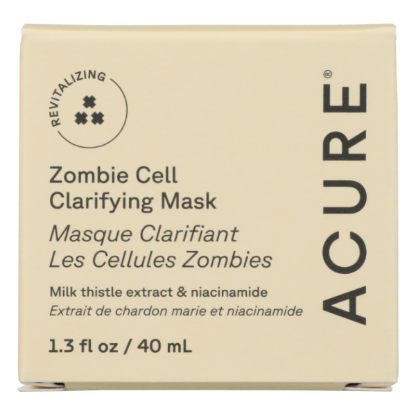 Acure Facial Mask Clarifying - 1.3 Fluid ounce