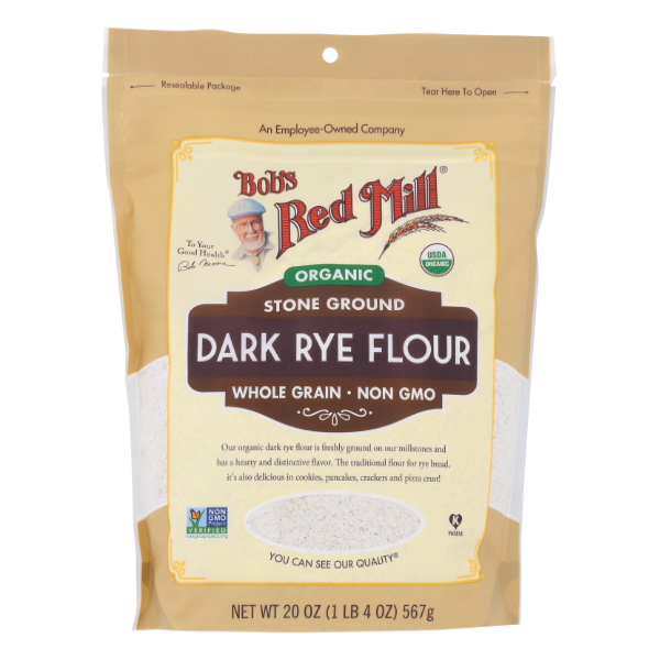 Bob's Red Mill Organic Dark Rye Flour - 20 Ounce