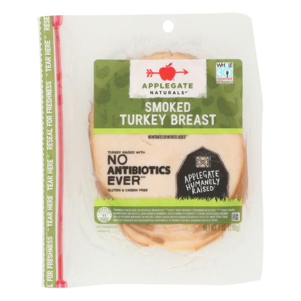 Applegate Naturals Smoked Turkey Breast - 7 Ounce