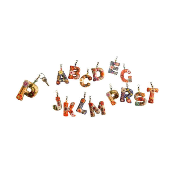 Andes Gifts Assorted Embroidered Keychains Store Availability Varies - 1 Each