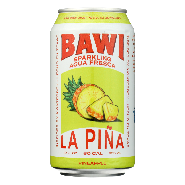 Bawi Sparkling Pineapple Aqua Fresca - 12 Fluid ounce