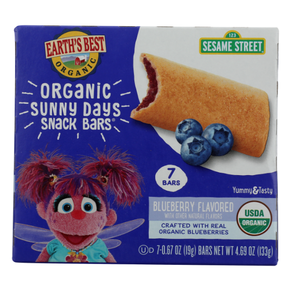 Earths Best Bars Baby Food Blbry Org - 4.69 Ounce