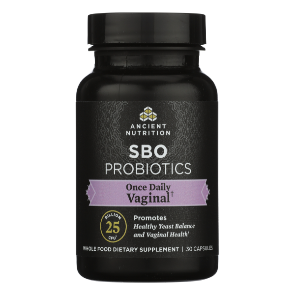 Ancient Nutrition Sbo Probiotics Once Daily Vaginal - 30 Each