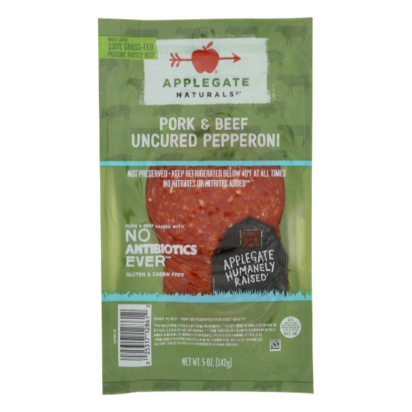 Applegate Naturals Uncured Pork & Beef Pepperoni - 5 Ounce