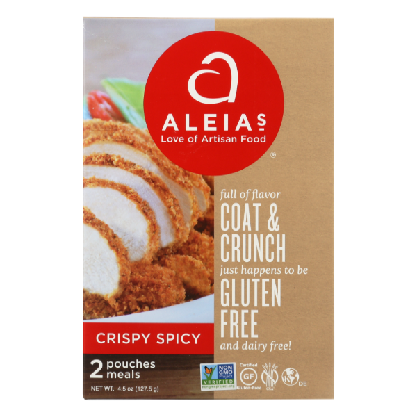 Aleias Spicy Crispy Bread Crumbs - 4.5 Ounce