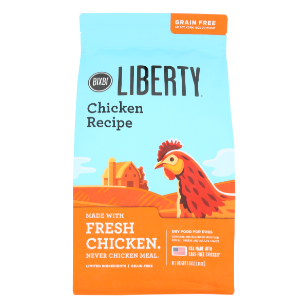 Bixbi Dog Food Chicken Dry - 4 Pound