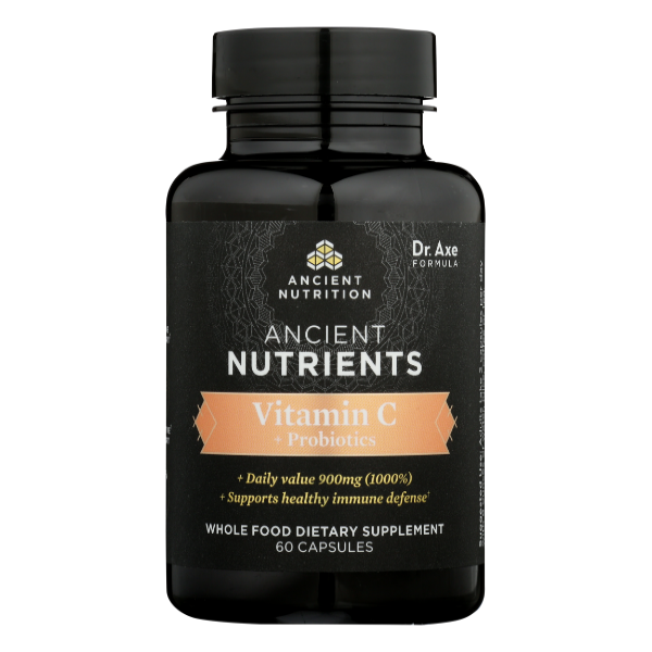 Ancient Nutrition Vitamin C And Probiotics - 60 Each